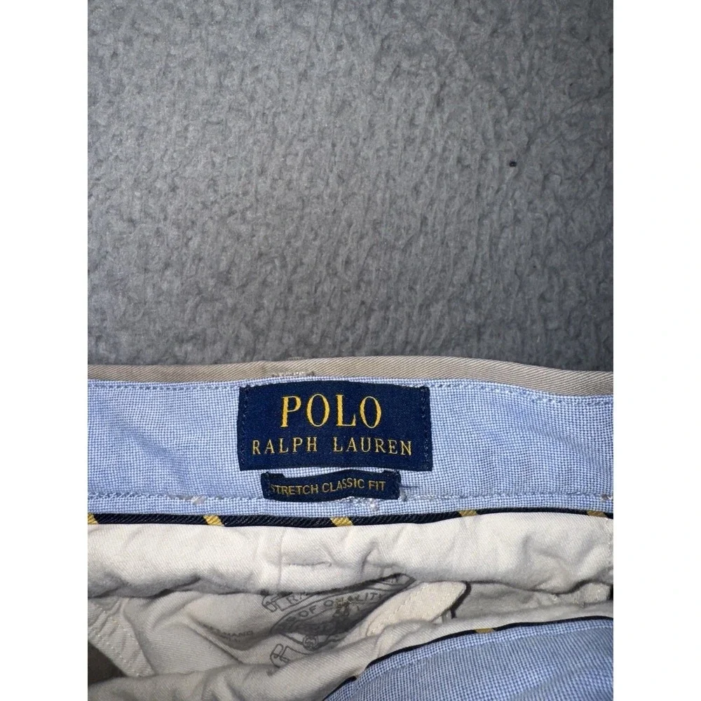 Polo‎ Ralph Lauren Chino Shorts 40x8 Pony Logo Twill Stretch Classic Fit Preppy